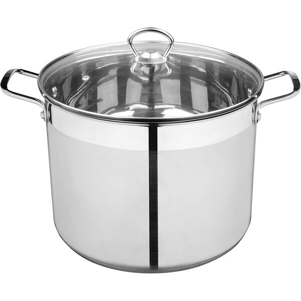 Кастрюля с крышкой Mallony Culinaria, 10.6 л, нерж. сталь