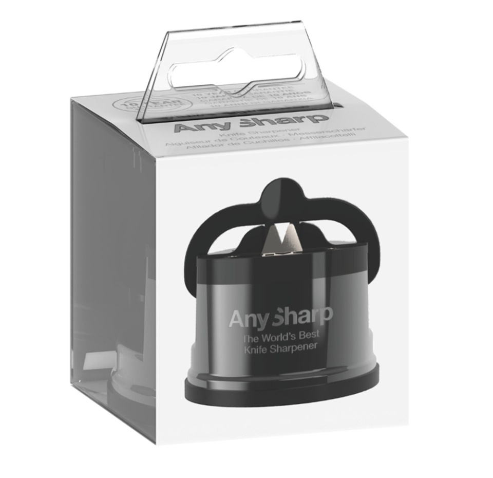 

Точилка для ножей AnySharp PRO металлический корпус, черный, Китай