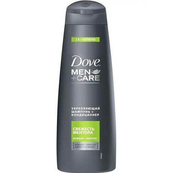Шампунь для волос Dove Men+Care Свежесть ментола, 380 мл