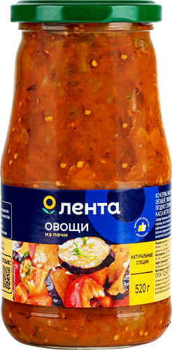 Овощи ЛЕНТА Из печи, 520г