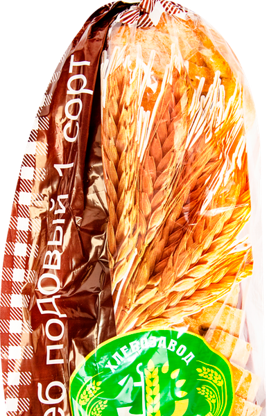 Хлеб Хлебозавод Юг Руси Подовый, 1-го сорта, в нарезке