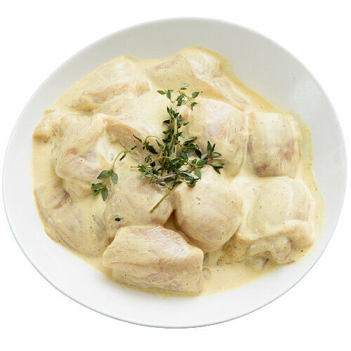 Шашлык из филе цыпленка в сливочном карри соусе ТМ Супер-Бабилон