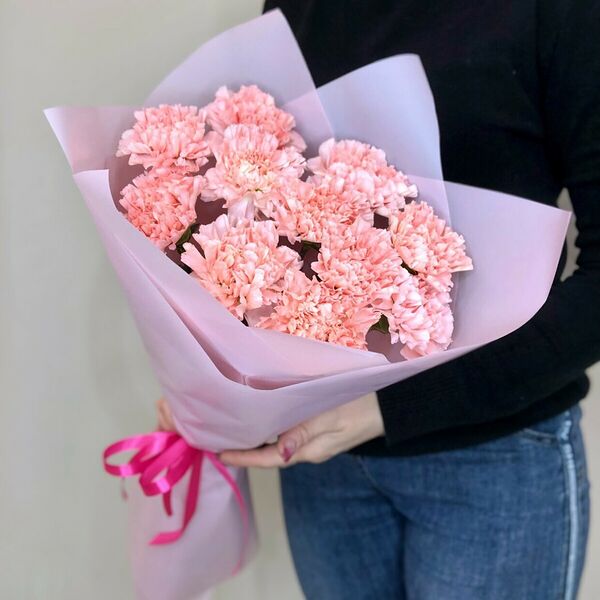 Букет Розовых Диантусов
