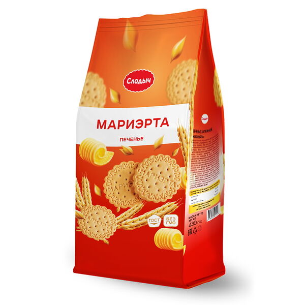 Печенье Мариэрта затяжное вес 430г Слодыч БЕЛАРУСЬ