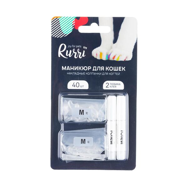 Накладные колпачки, прозрачные M