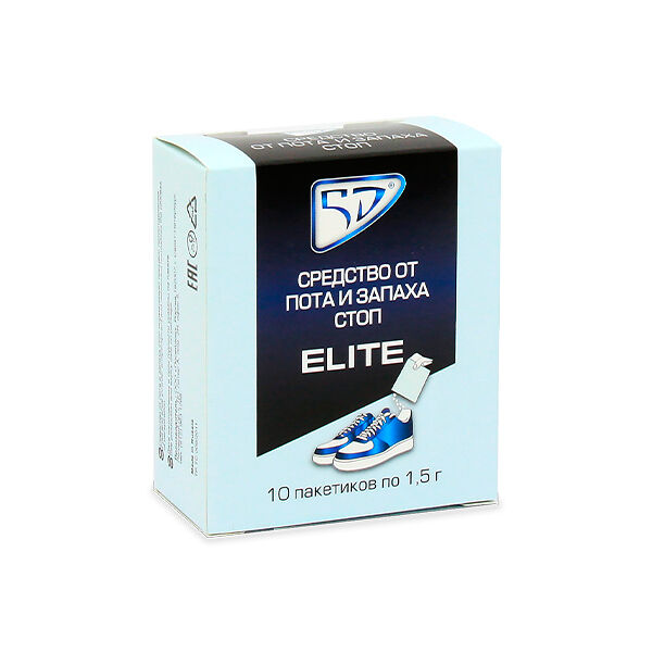 Средство от пота и запаха ног 5D Elite 10 шт