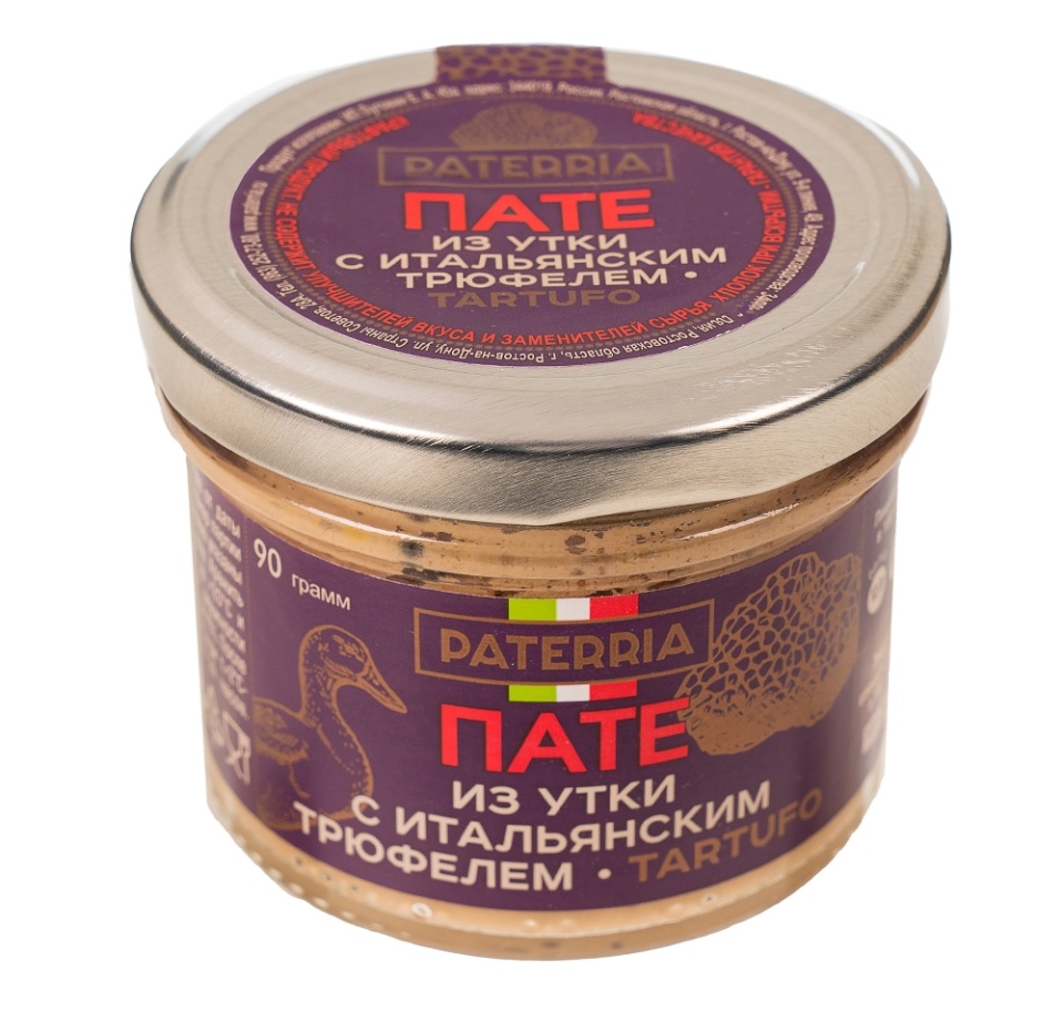

Пате Paterria из утки с итальянским трюфелем 90 г
