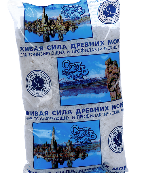 Соль морская Живая сила древних морей натуральная для ванн 1000 г