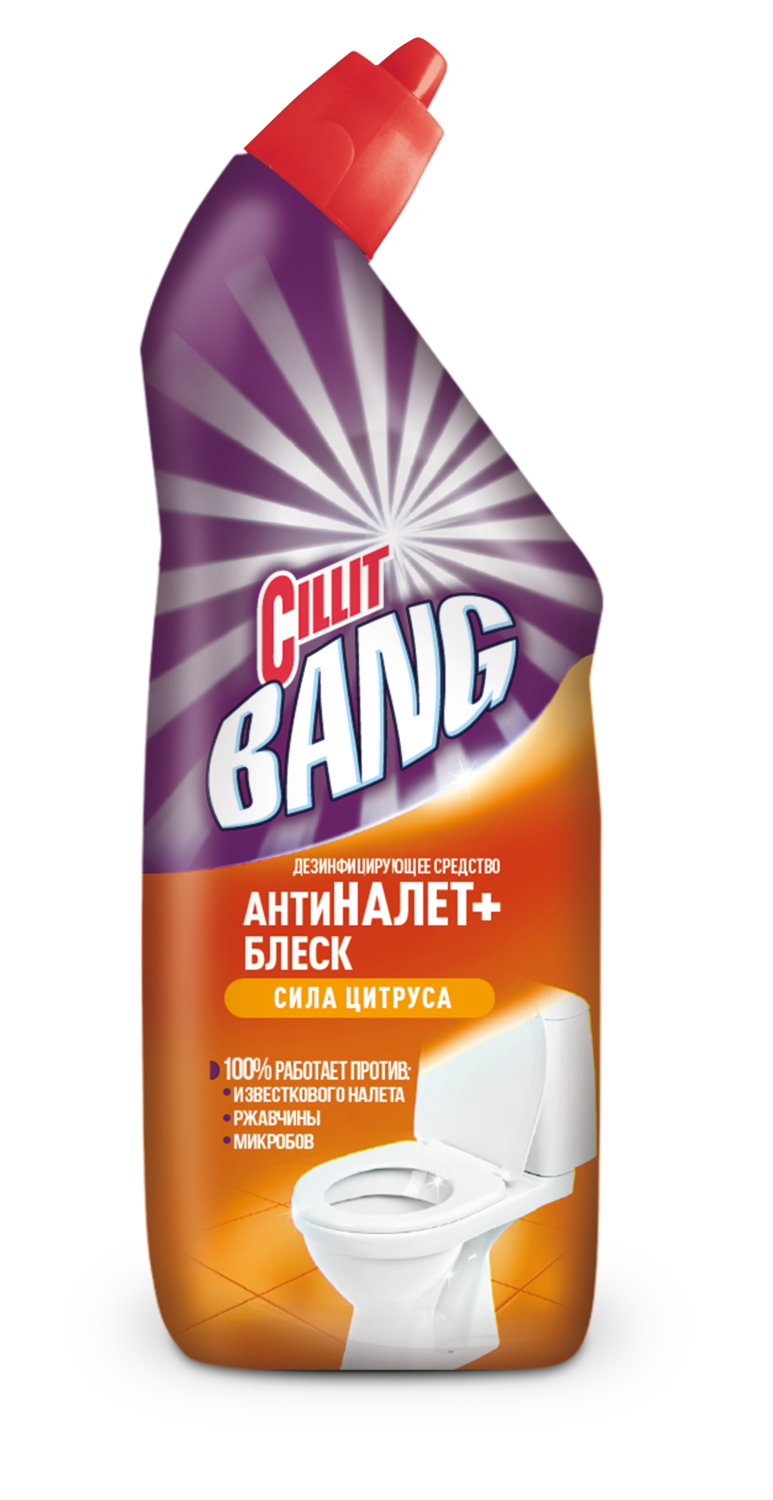 

Средство дезинфицирующее для туалета Cillit Bang Антиналет + Блеск Сила цитруса 750 мл
