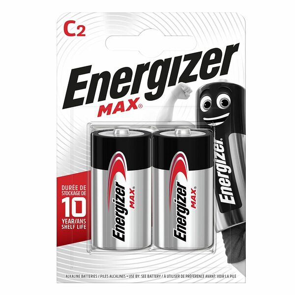Батарейки Energizer Max С2 алкалиновые