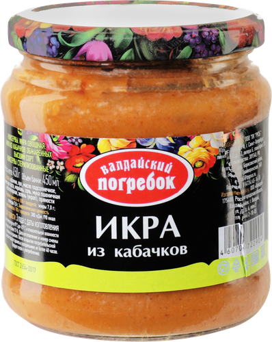 

Икра кабачковая Валдайский погребок 450 г
