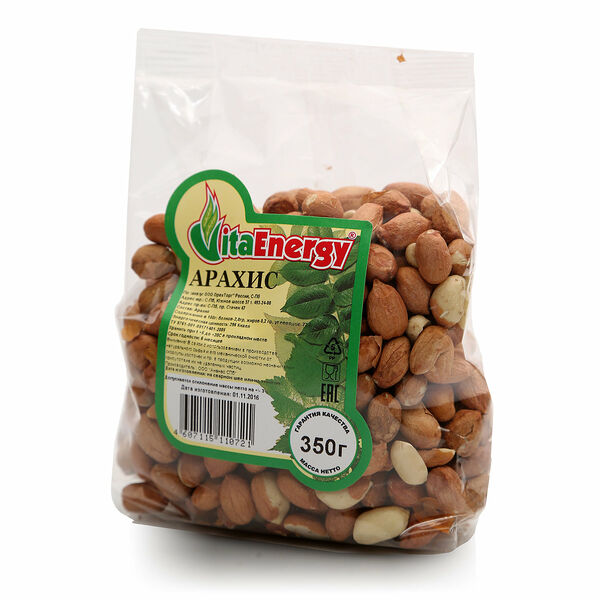 Арахис ТМ VitaEnergy (ВитаЭнерджи) 350г