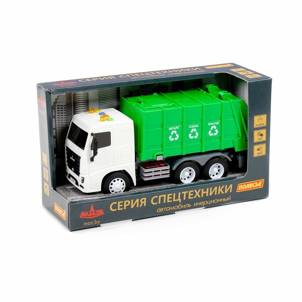 94070 МАЗ, автомобиль коммунальный инерционный (со светом и звуком) (в коробке)