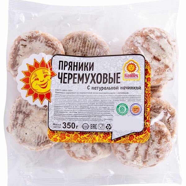 Пряник КонТех Черемуховые, 350г