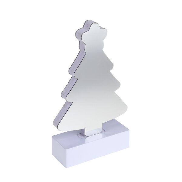 Сноу бум светильник декоратив. в виде елочки с led подсветкой,1реж.,20,5х12х4,5см,полипропилен,usb