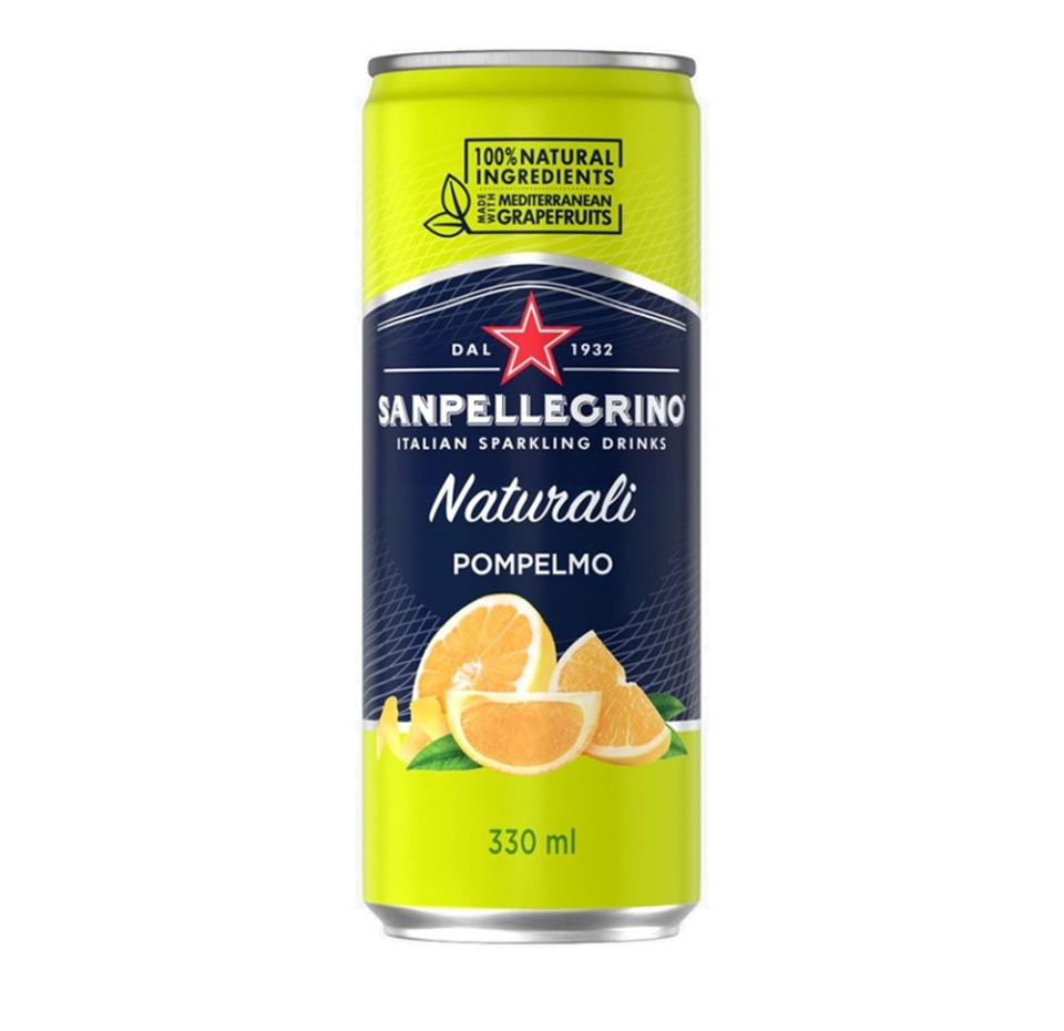 

Напиток Sanpellegrino Pompelmo грейпфрут газированный 0.33 л