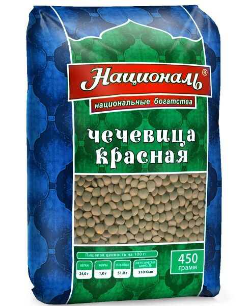 Чечевица красная Националь