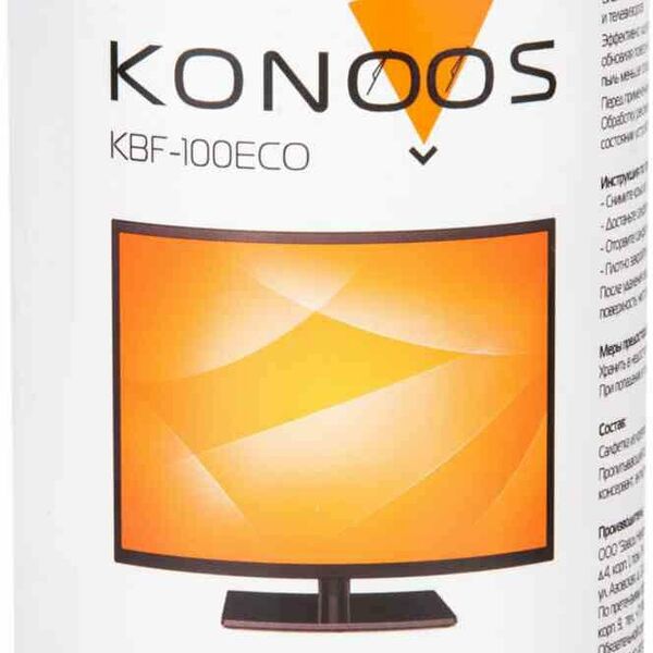 Салфетки для очистки экрана Konoos KBF-100ECO, 100 шт.