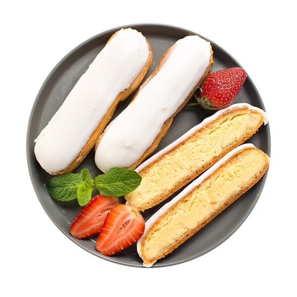 Эклер с ванильной начинкой от шеф-кондитера АВ