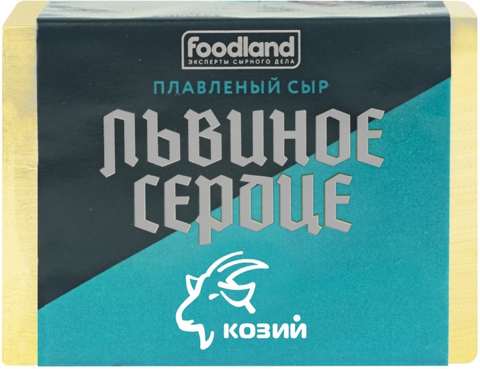 

Плавленый сыр Львиное сердце Радость вкуса козий 50% 90 г