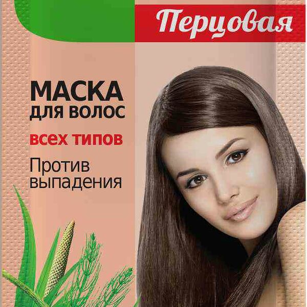 Маска для волос перцовая Natura Лист с живыми экстрактами хвоща и аира
