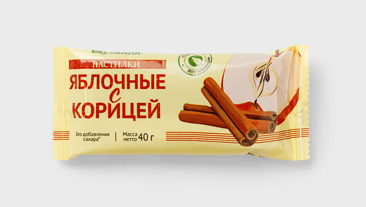 Пастилки яблочные с корицей