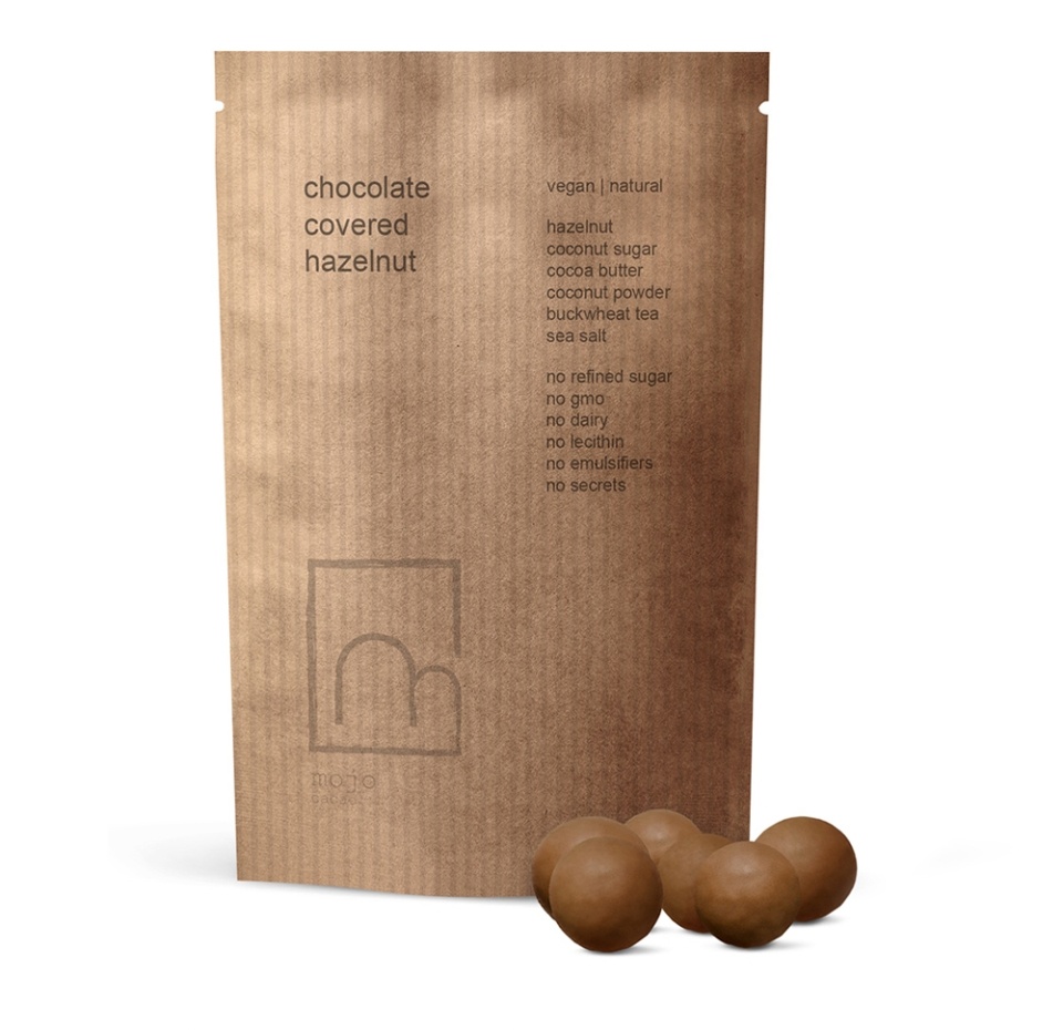 

Фундук Mojo cacao в гречишном шоколаде и какао-пудре, веганский 40 г