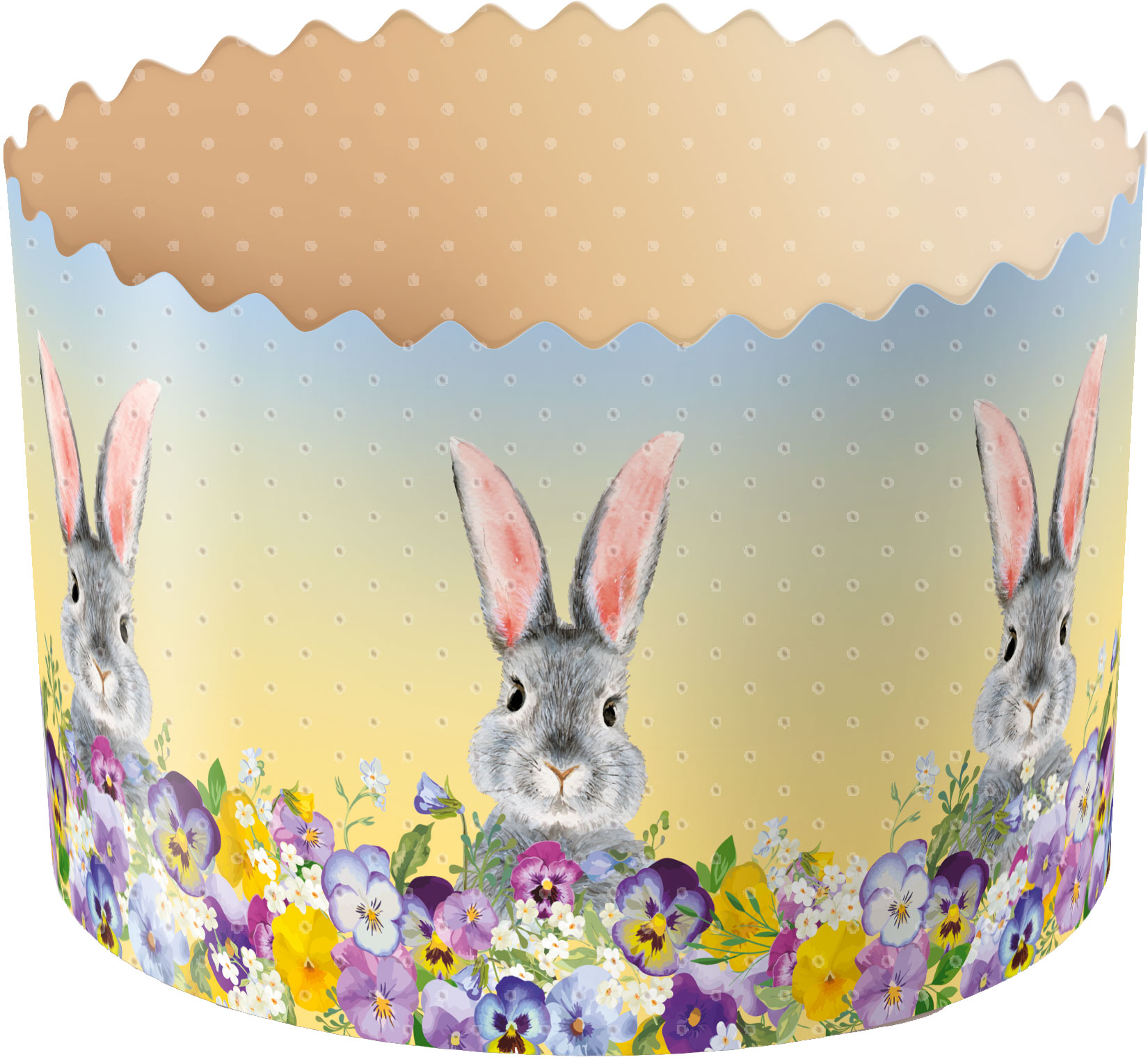 

Формы для куличей Тодико цветные 60х70мм 4шт