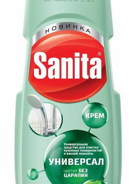 Чистящее средство Sanita Универсал, зеленый чай и лайм