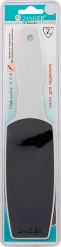 Терка педикюрная Zinger двусторонняя абразивная арт. RA-81