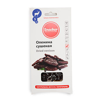 Оленина Snacker сушеная
