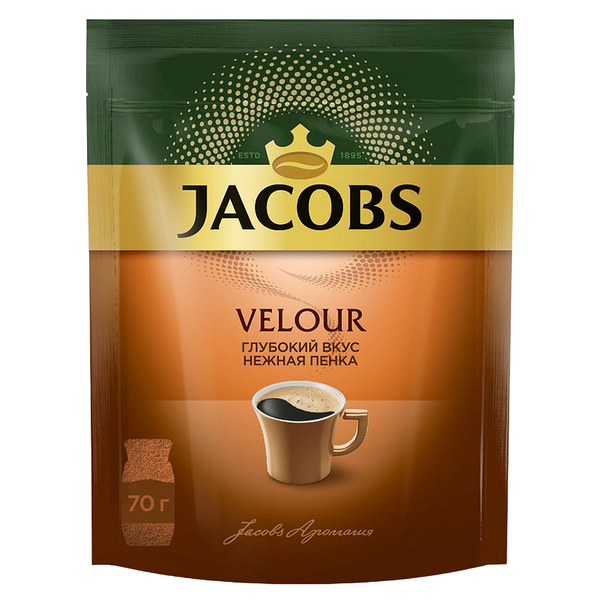 Кофе растворимый Jacobs Velour 70г