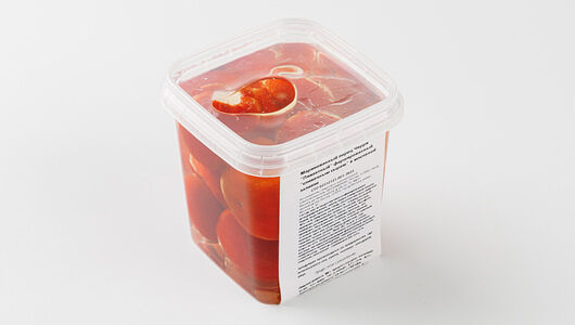 Перец черри фаршированный сыром в масляной заливке