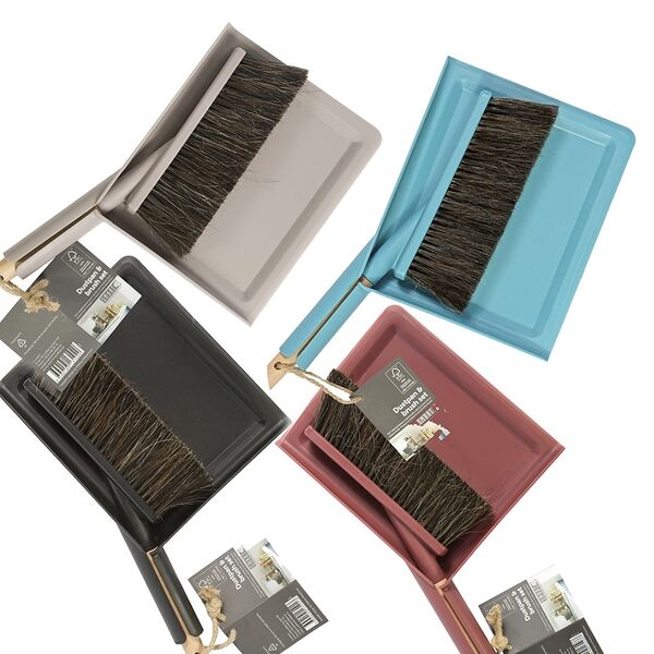 Щётка + совок Naturе в ассортименте, Smart Microfiber System, Швеция