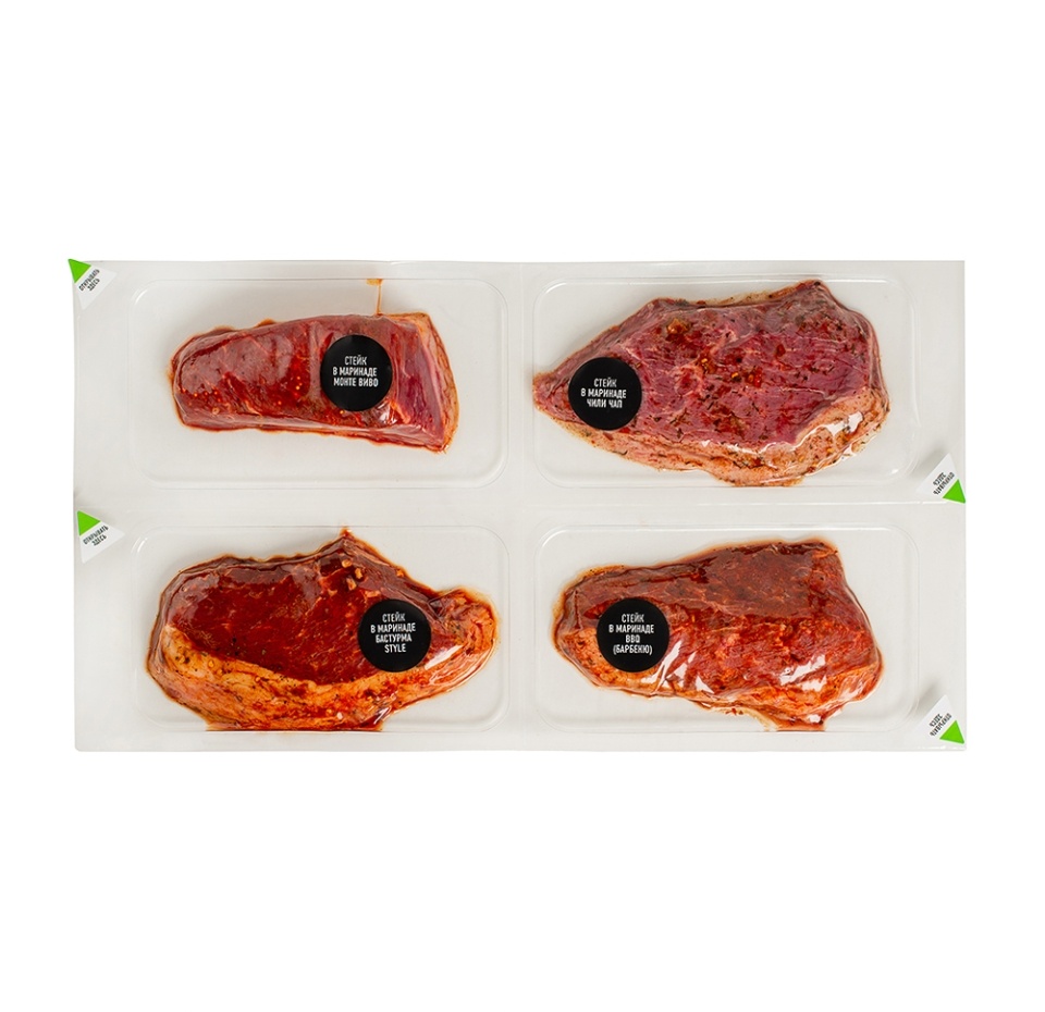 

Набор говяжьих стейков в маринаде, Мяsoet Meat Company