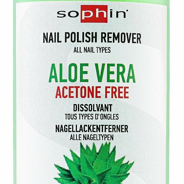 Sophin Средство для снятия лака с алоэ вера 100 мл