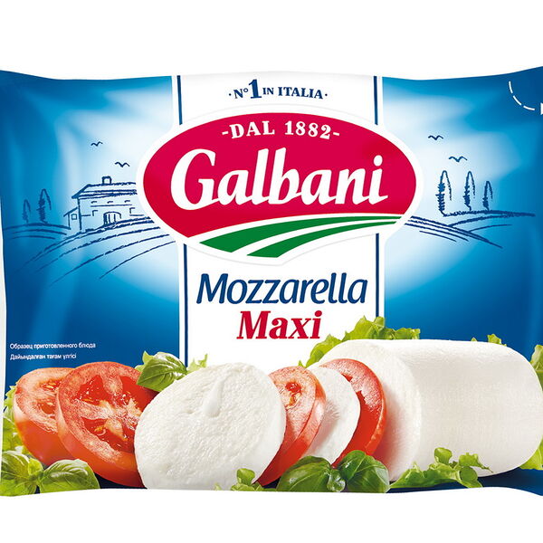 Сыр МОЦАРЕЛЛА МАКСИ ГАЛЬБАНИ жир. 45% вес 250г