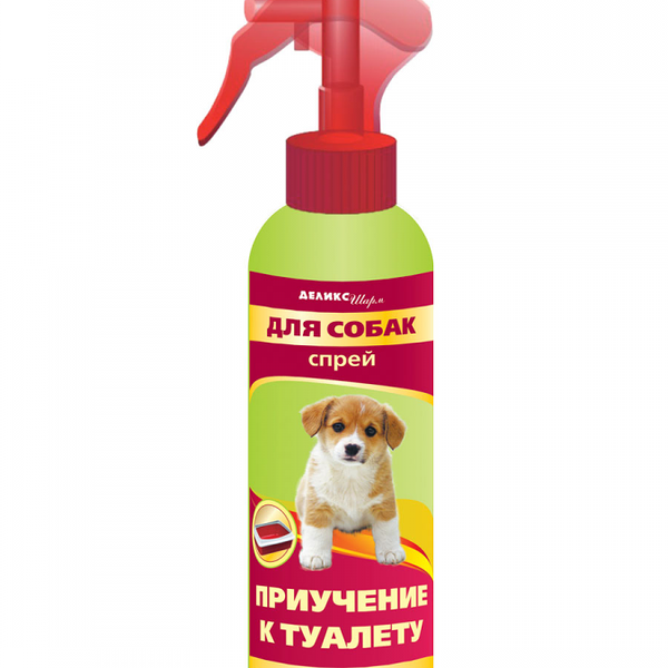 Спрей для щенков и собак Деликс Приучение к туалету, 200 мл