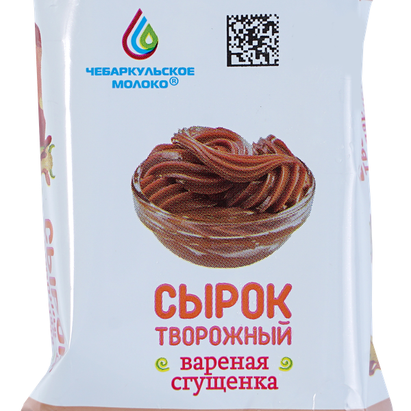 Сырок творожный ЧЕБАРКУЛЬСКОЕ МОЛОКО Вареная сгущенка 15%, без змж, 100г