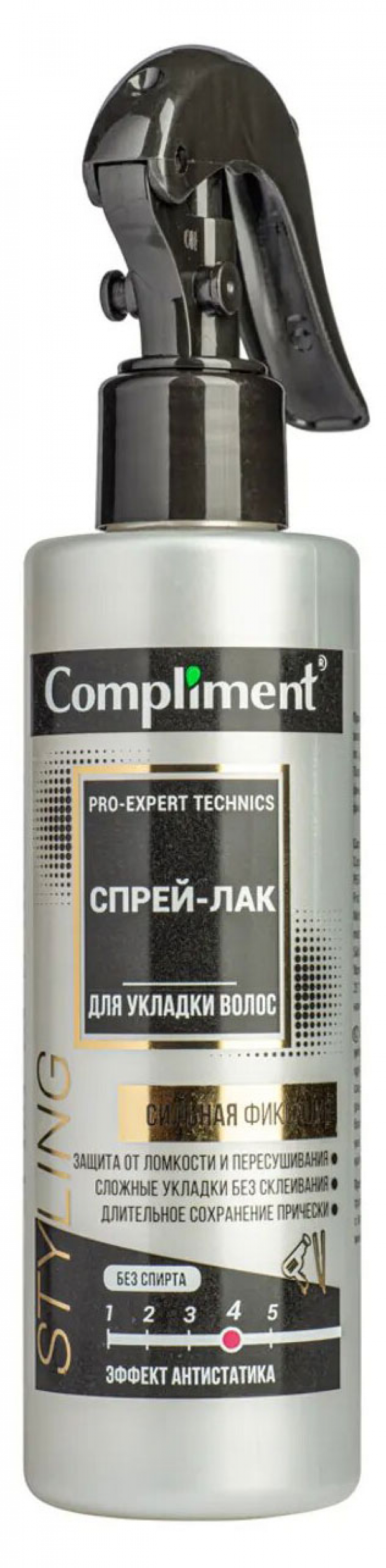 

Спрей-лак Compliment для укладки волос Pro-expert technics 200 мл