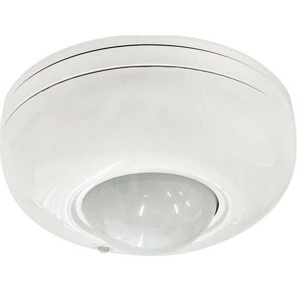 Датчик движения FERON потолочный, 1200Вт, 360°, 6м, IP20, белый