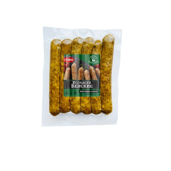 Колбаски Для жарки и гриля Венские п/к изд колб мясн в/с в/у 300г Инко-Фуд