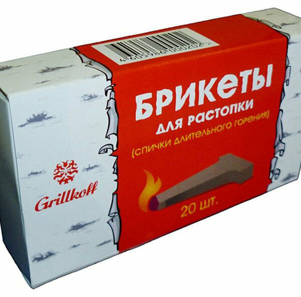 Брикеты для растопки ТМ Grillkoff (Гриллкофф)