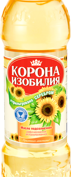 Масло подсолнечное Корона Изобилия рафинированное