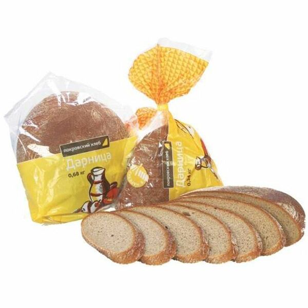 Хлеб Покровский хлеб Дарница подовый нарезка 680г