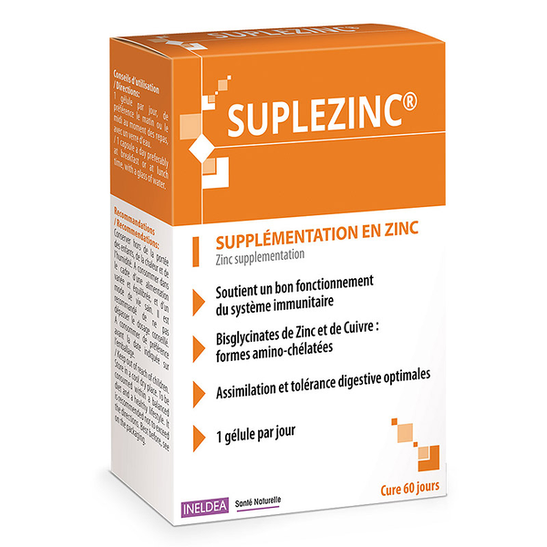 Suplezinc Цинк  капсулы 60 шт