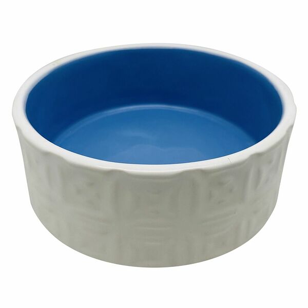 Миска для животных FOXIE Rhombus синяя керамическая 12,5х12,5х5см 330мл