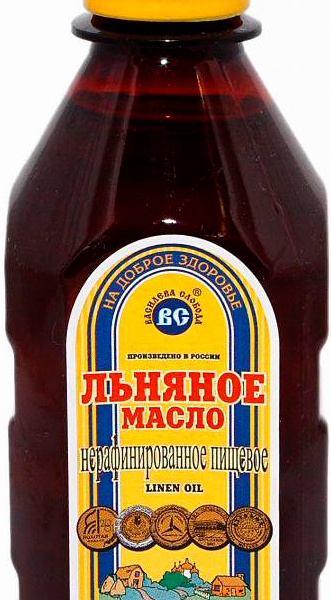 Масло пищевое Василева слобода льняное 0.25л