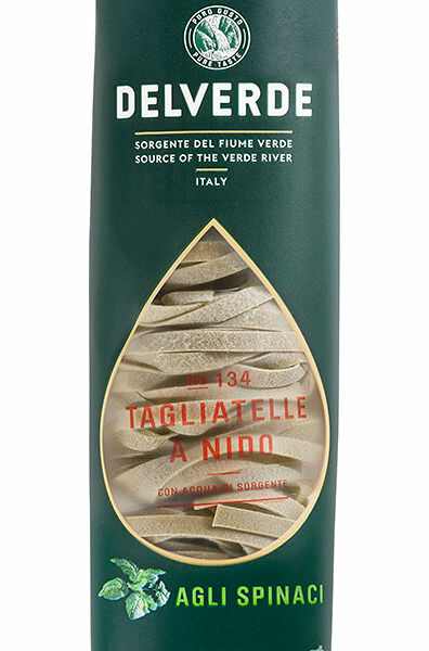 Макаронные изделия Delverde №134 Тальятелле Спиначи Ниди