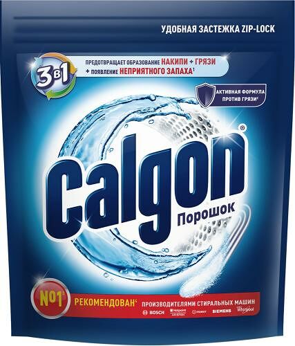 Средство Calgon 3 в 1 для смягчения воды и предотвращения образования накипи